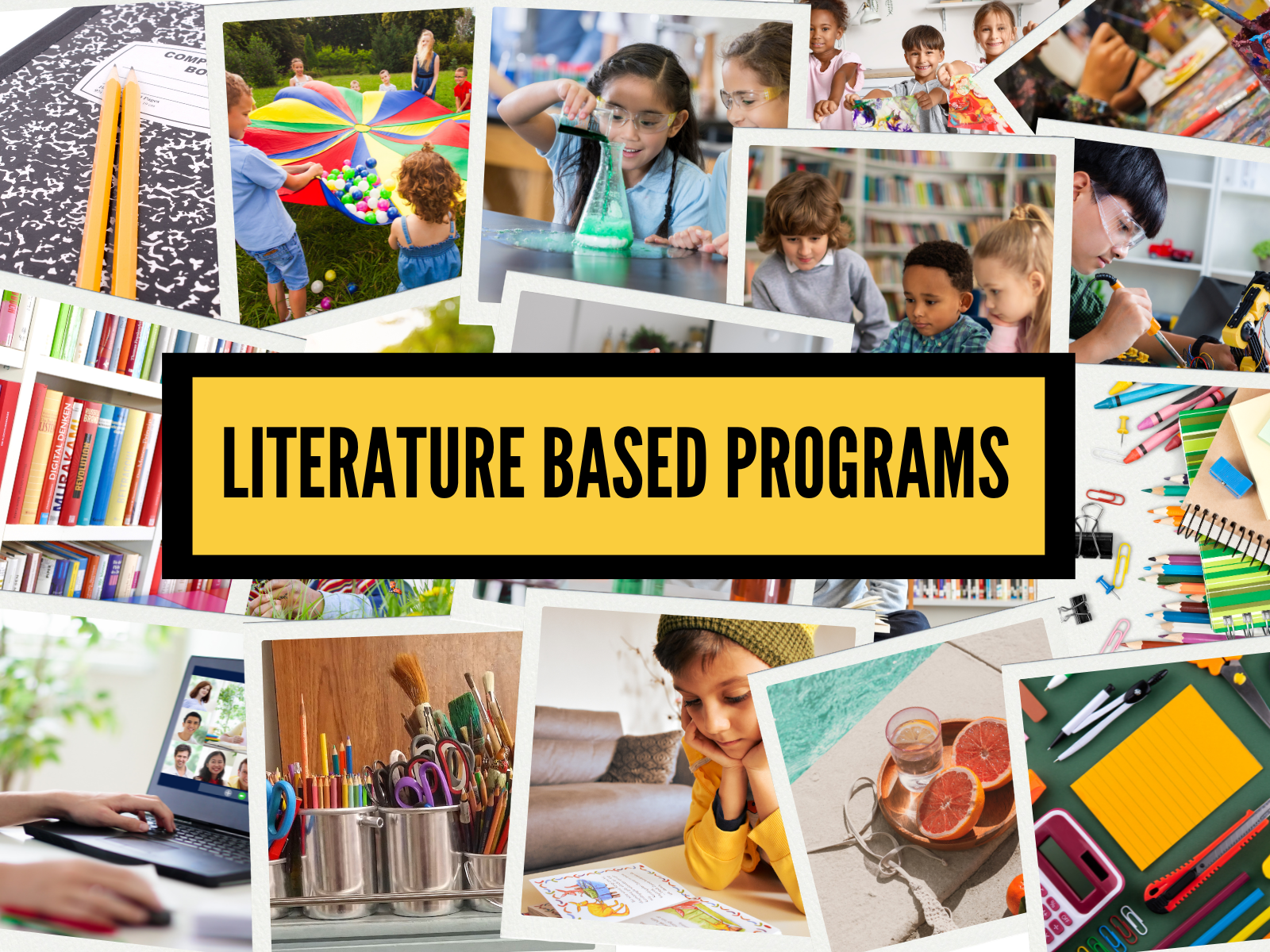 text on graphic reads, literature based programs