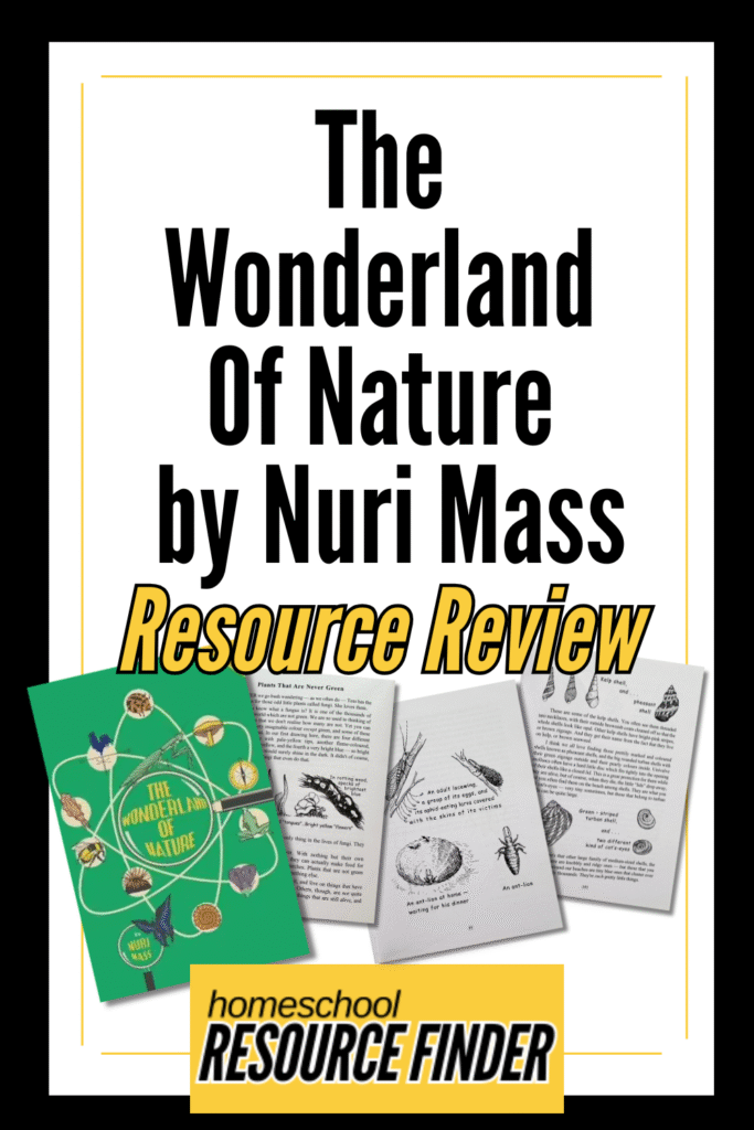The Wonderland of Nature pinterest pin review image