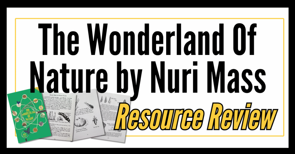 The Wonderland of Nature by Nuri Mass Review. Image showing book cover, pages and text.