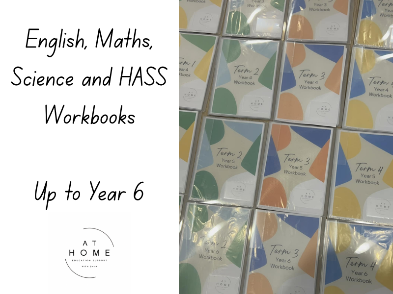 Image of English, Science Workbooks from At Home Education Support with Emma