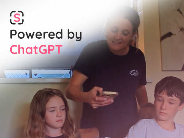 Parent using Snapadore homeschooling AI app