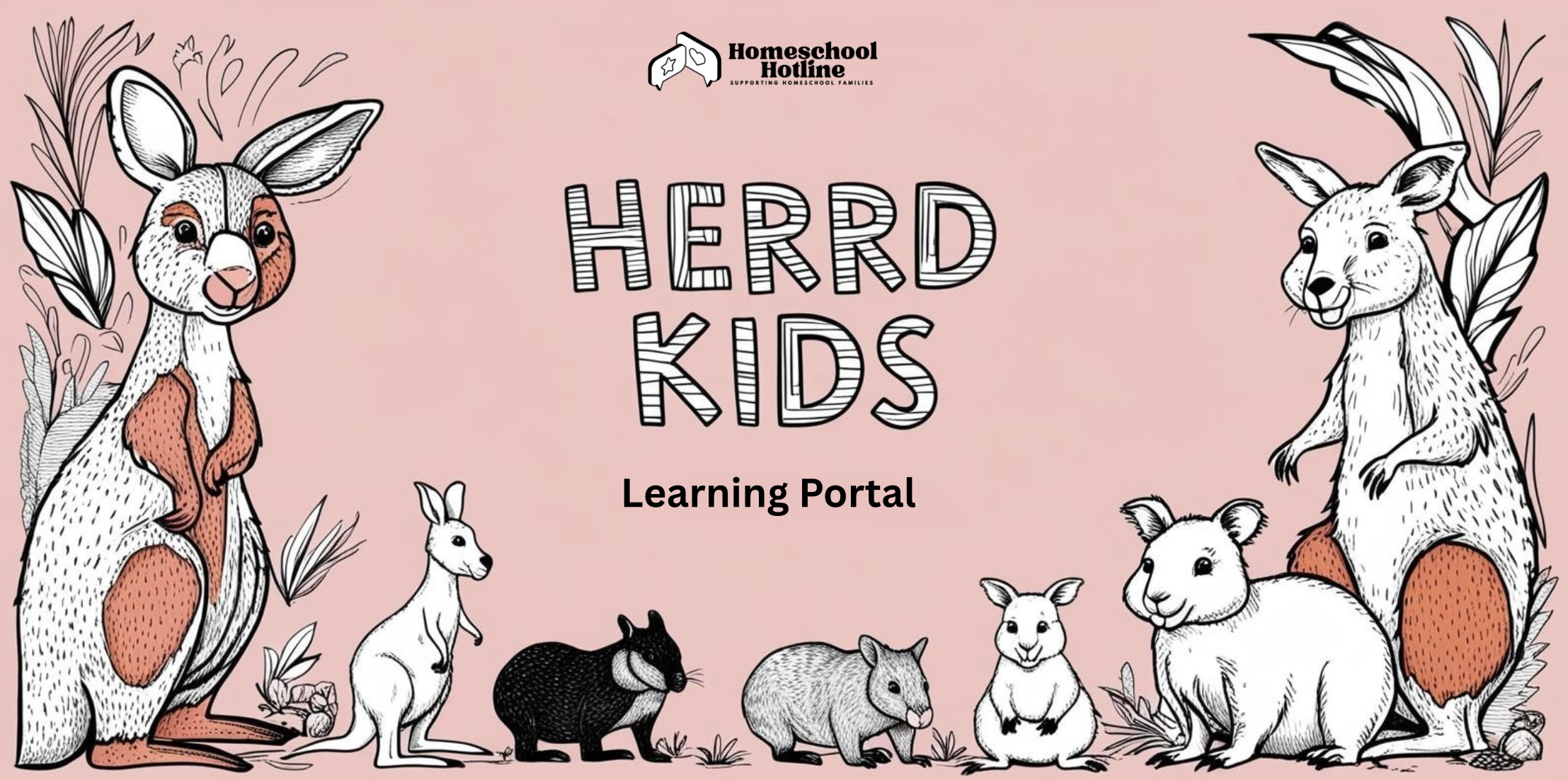 logo for online homeschool classes at the the kids learning portal by homeschool hotline