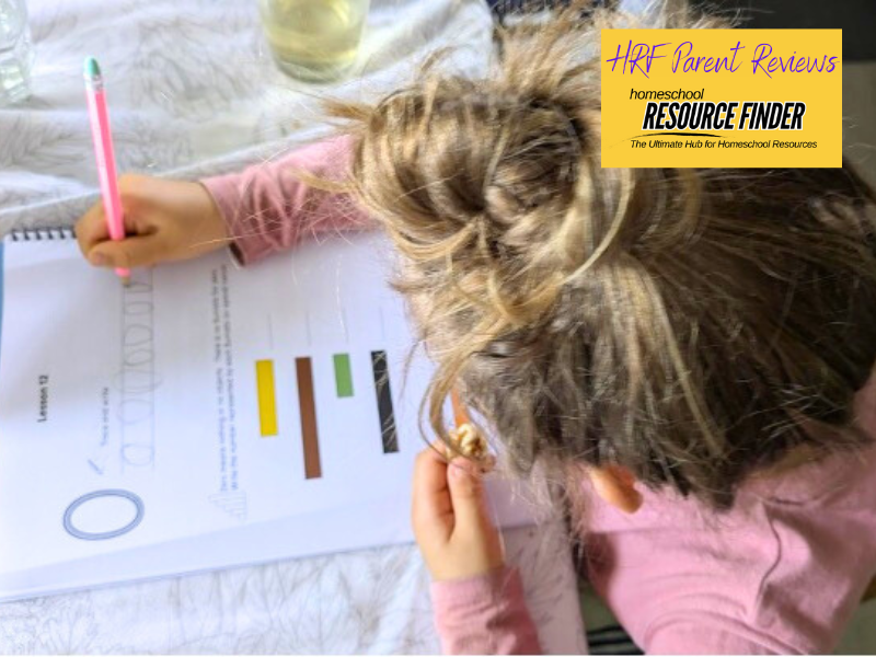 Image of child completing a lesson of milestone maths