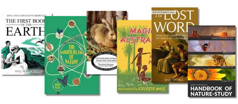 example of a variety of homeschool living book images