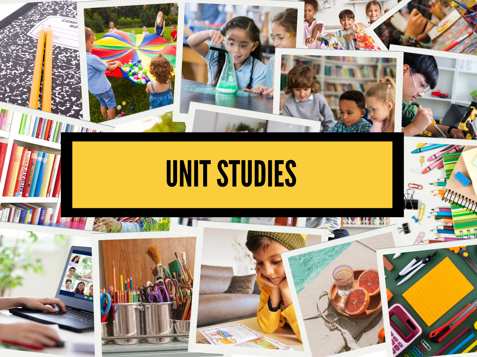 text on graphic reads unit studies