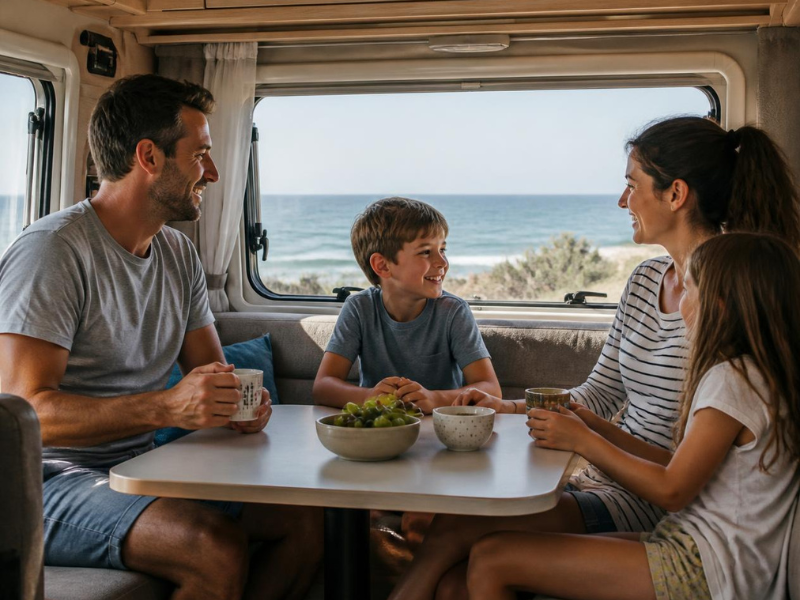 a homeschool family travelling Australia